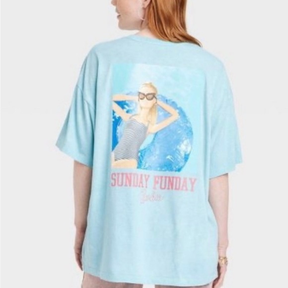 Barbie Sunday Funday Tshirt L - Picture 2 of 5